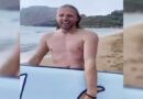Británico pierde la vida al ser impactado por un rayo mientras remaba en la playa: Su novia grabó la tragedia